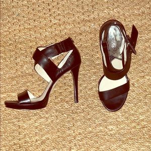 MICHAEL Michael Kors black leather heels